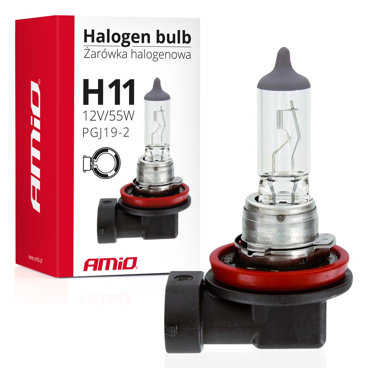 Amio H11 12V 55W 1tk. PGJ19-2