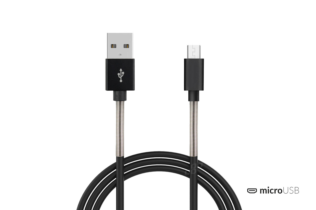 Kaabel USB-Micro USB FullLINK 2,4A 1m