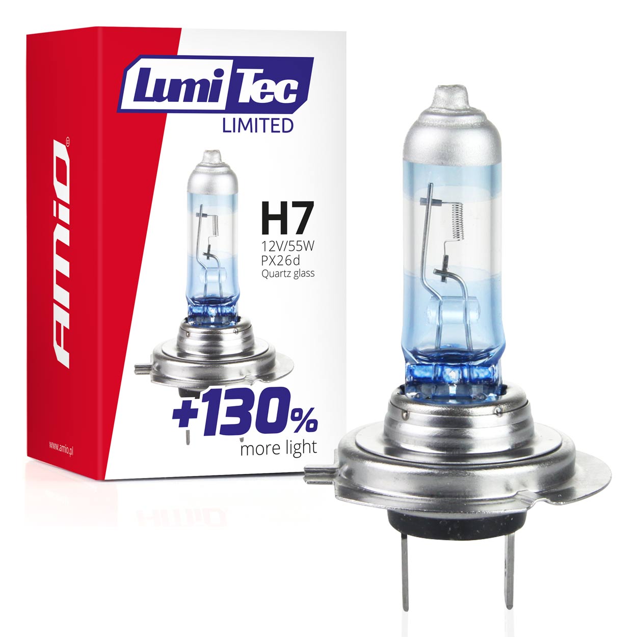 Amio pirn H7 12V 55W LumiTec LIMITED +130%