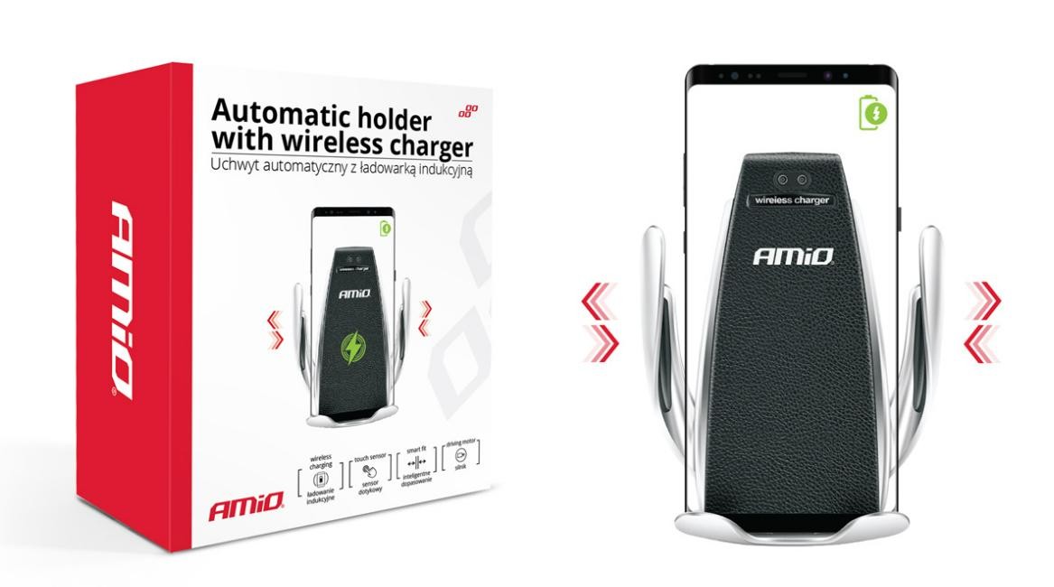 Mobiiltelefoni hoidja PHW-01 juht.vaba laadimisega Amio