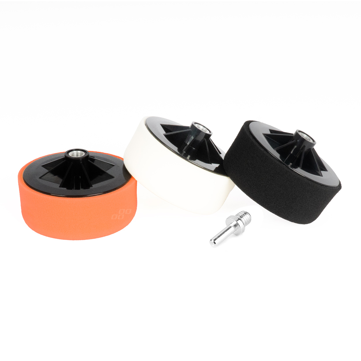 Amio Poleerpatjade kompl.3 x 125mm + M14