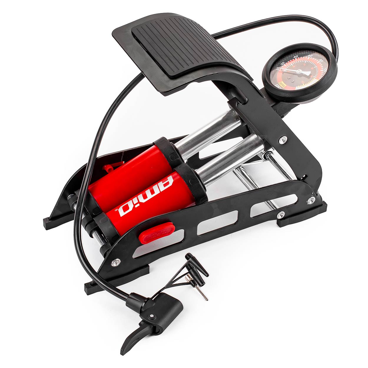 Jalgpump 2-silindriga manomeetriga