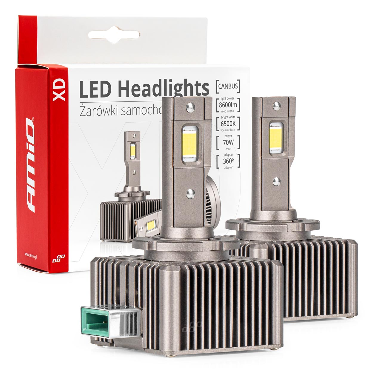 Amio pirn led XD Series D3S 70W 6500K canbus