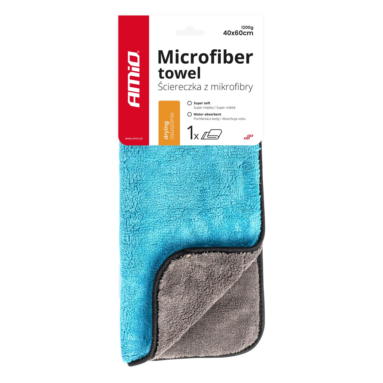 Amio mikrofiiber lapp 40x60cm 1200g