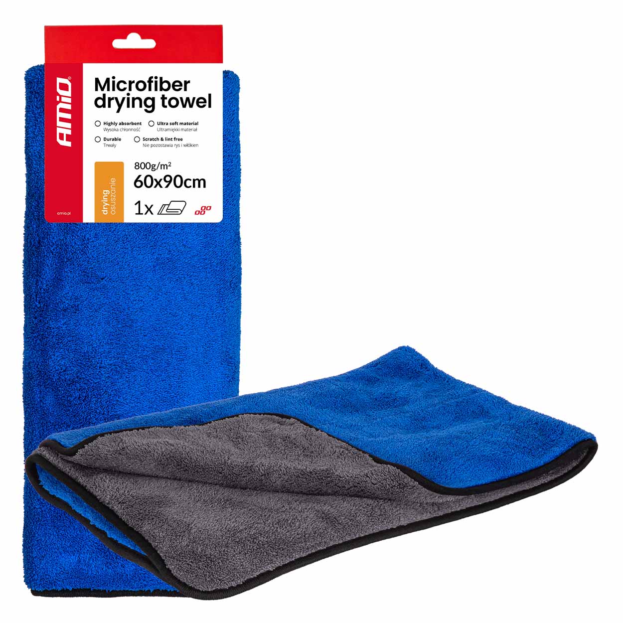 Amio mikrofiiber lapp 60x90cm 800g