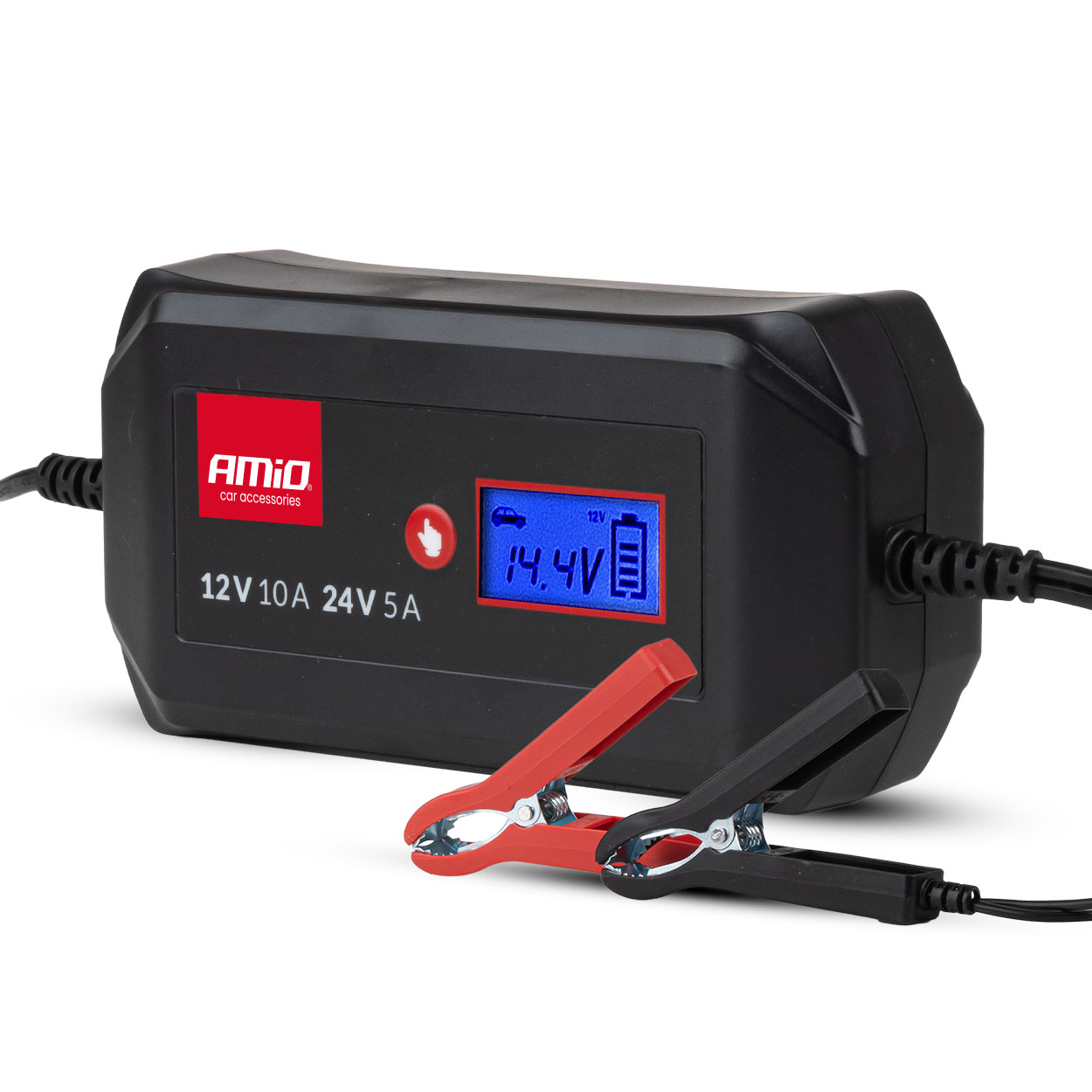 Amio Digitaalne laadija STD GEL AGM WET MAX 10A 12/24V