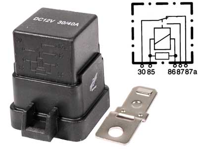 Relee 12v 30/40A