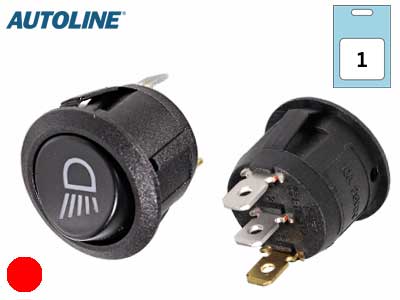 Klahvlüliti ümar 0-1 12/24V töötuli