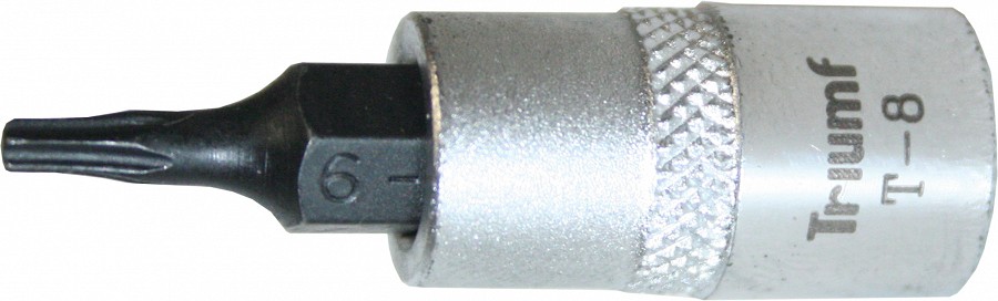 Torx padrun T8 1/4" Triumf