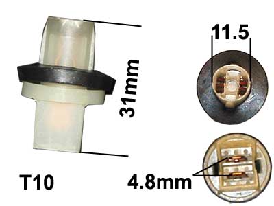 Pirnipesa T10 2 klemmi