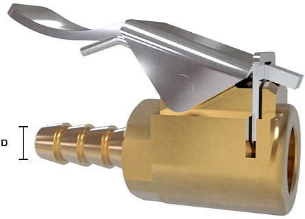 Rehvipumbaotsik 6mm, ventiilile