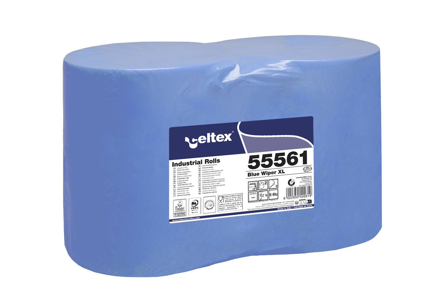 Celtex paberrätik 355m, laius 36cm, 2-kihiline, XL sinine