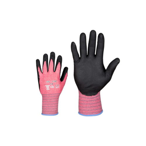 Sõrmik nailon/spandex vahtnitriilkate peopesas Nr.10