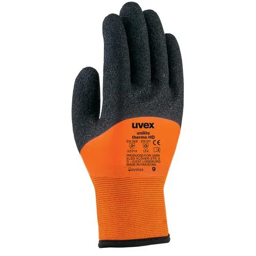 Sõrmik Uvex Unilite Thermo HD latekskattega nr.10