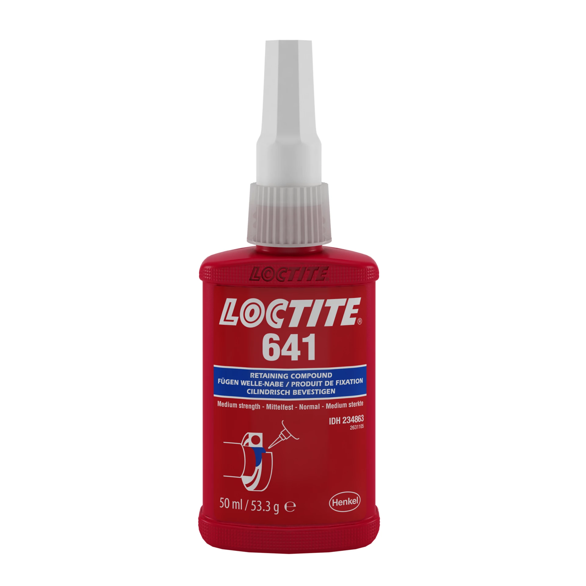 Loctite 641 Silindriliste detailide kinnitusliim 50ml
