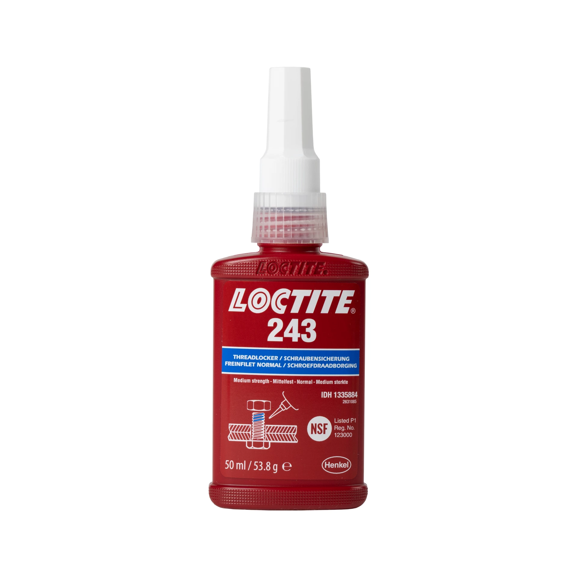 Loctite 243 Keskmise tugevusega keermeliim 50ml