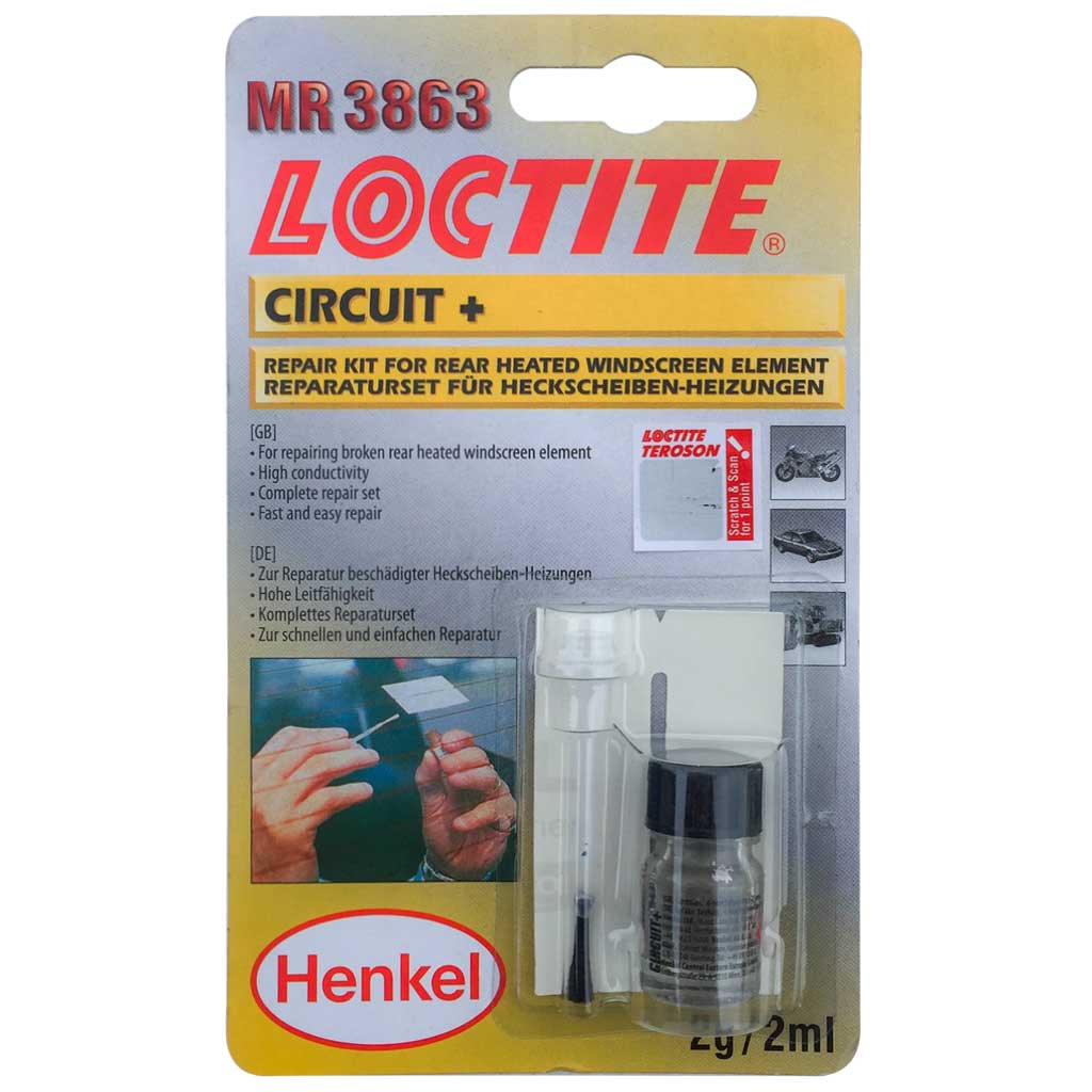 Loctite 3863 Circuit+ (tagaklaasisoojendi parandus) 2g