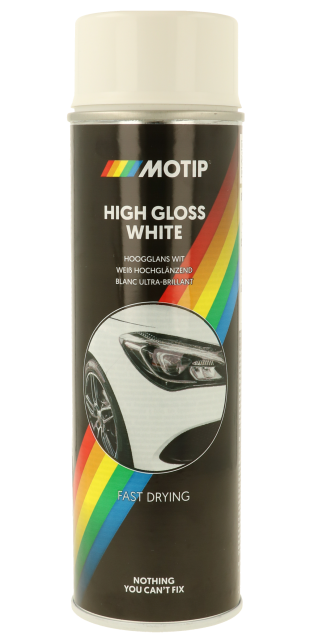 Motip standartvärv valge läikiv 500ml