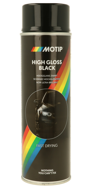 Motip standartvärv must matt 500ml