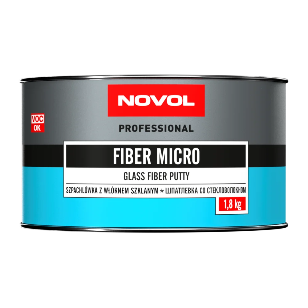 Novol FIBER MICRO klaaskiudpahtel 1,8kg