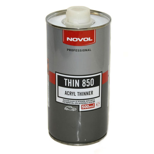 Novol lahusti THIN850 0,5L stand. (akrüültoodetele)