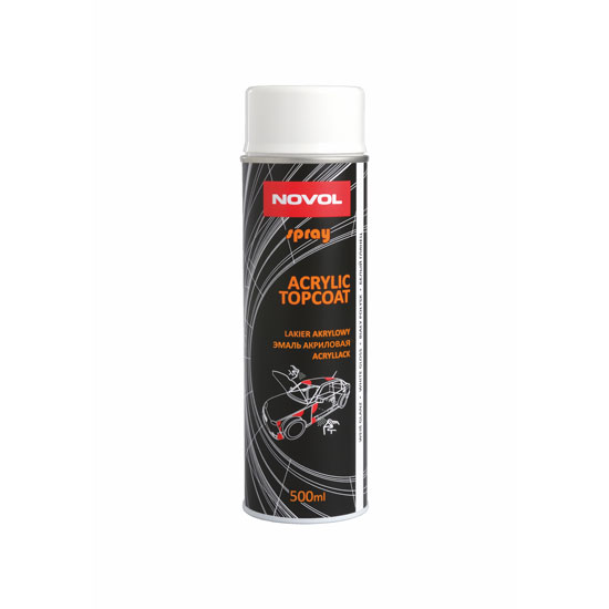 Novol standartvärv valge läikiv aero. 500ml