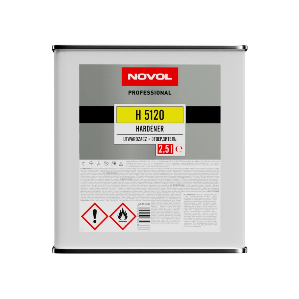 Novol kõvendi lakile H5120SR 2,5L (keskmine kuiv.aeg)