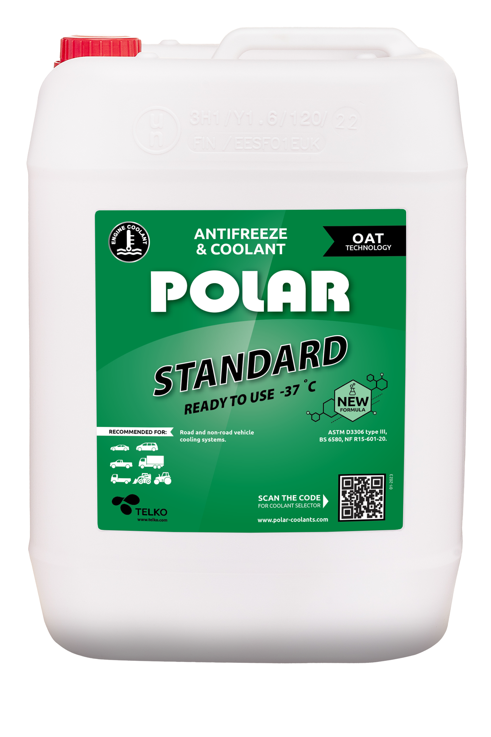 Polar jahutusvedelik Standard -37°C 10L