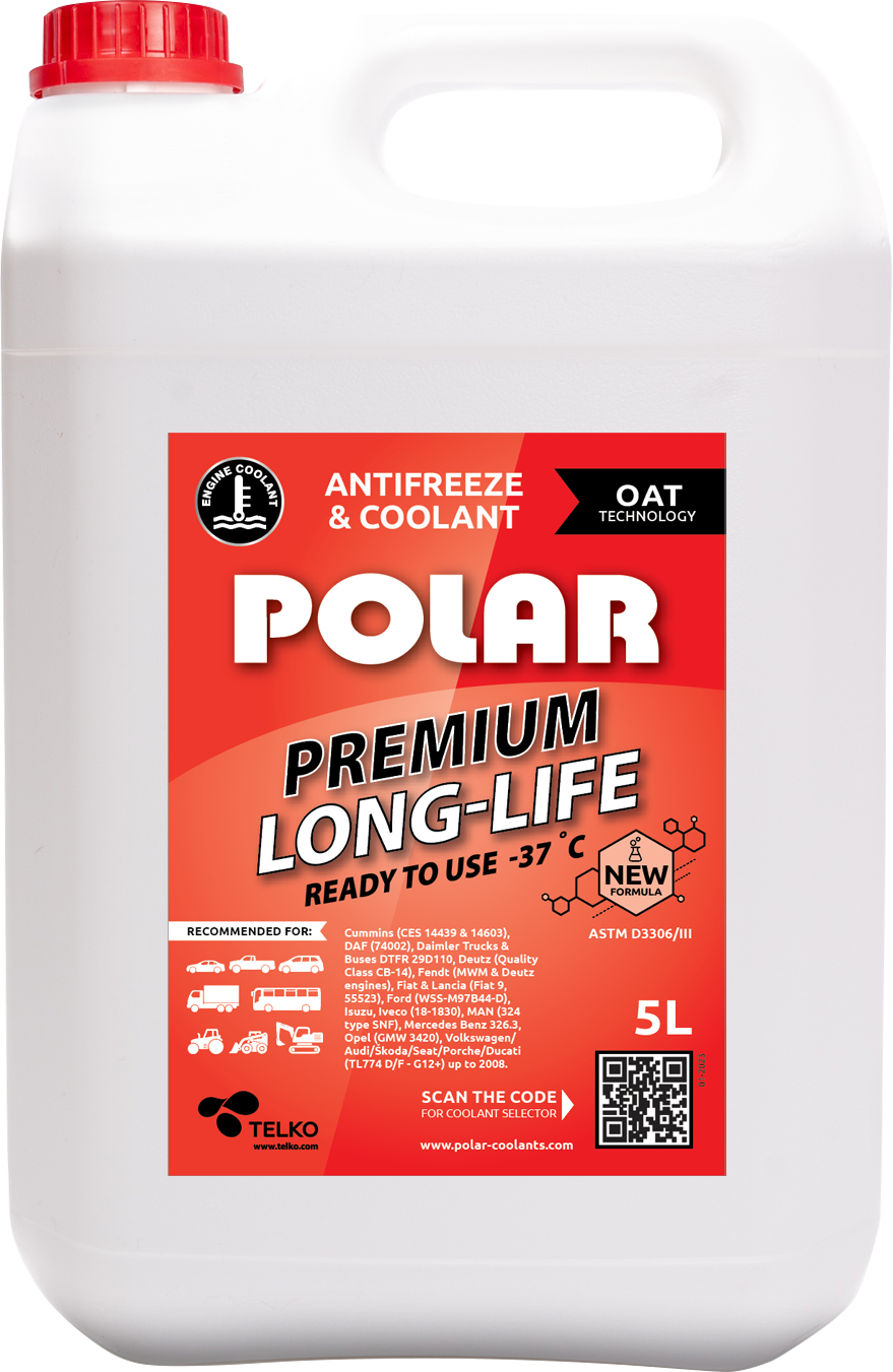 Polar jahutusvedelik Premium Long-Life -37°C 5L