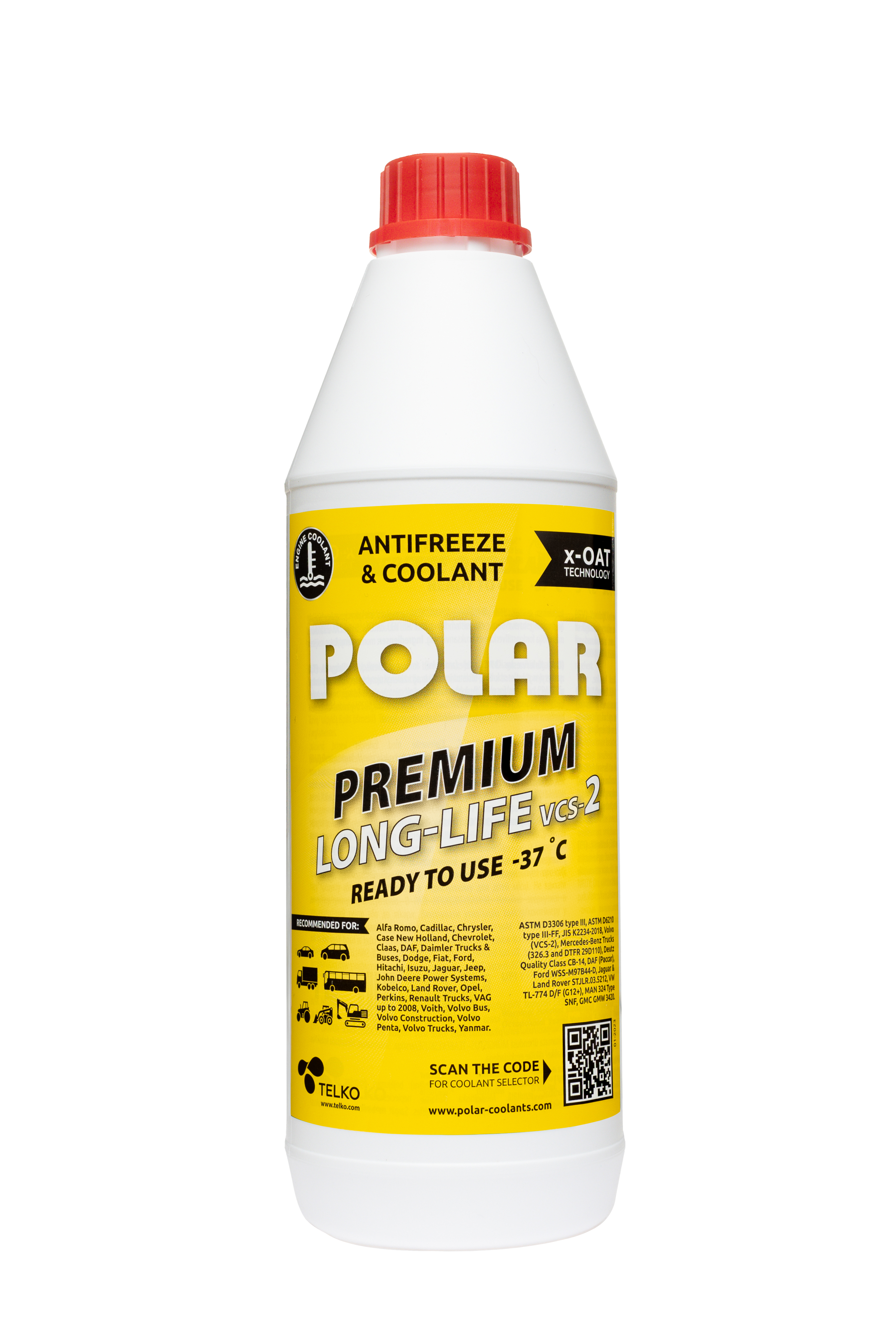 Polar jahutusvedelik Premium Long-Life VCS-2 -37°C 1L