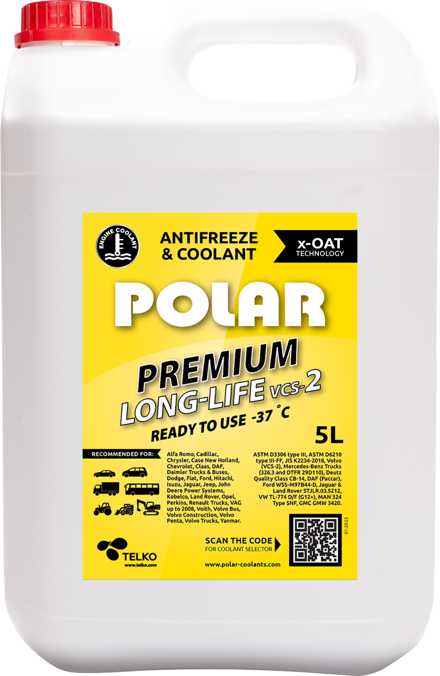 Polar jahutusvedelik Premium Long-Life VCS-2 -37°C 5L