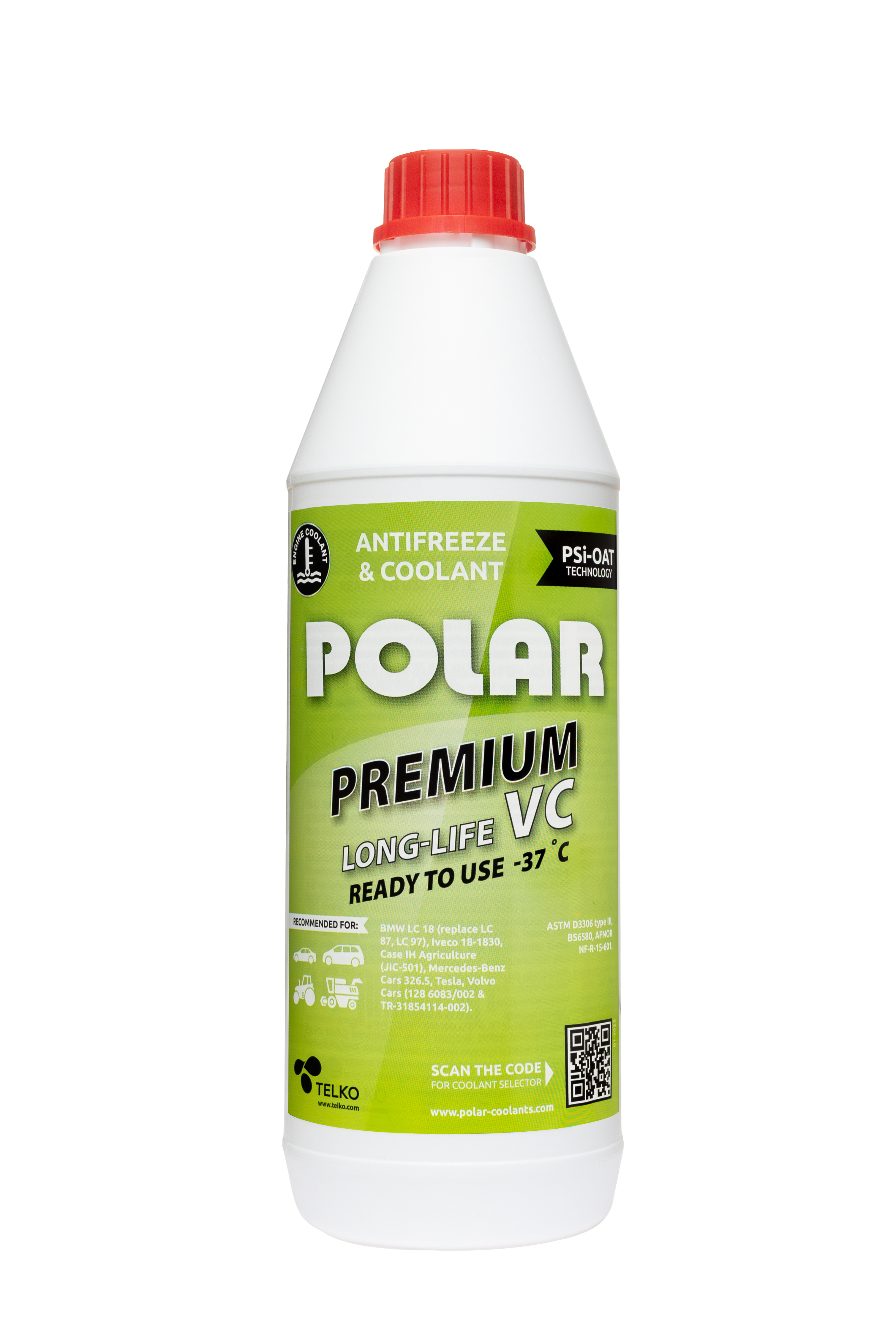 Polar jahutusvedelik Premium-Long Life VC -37°C 1L