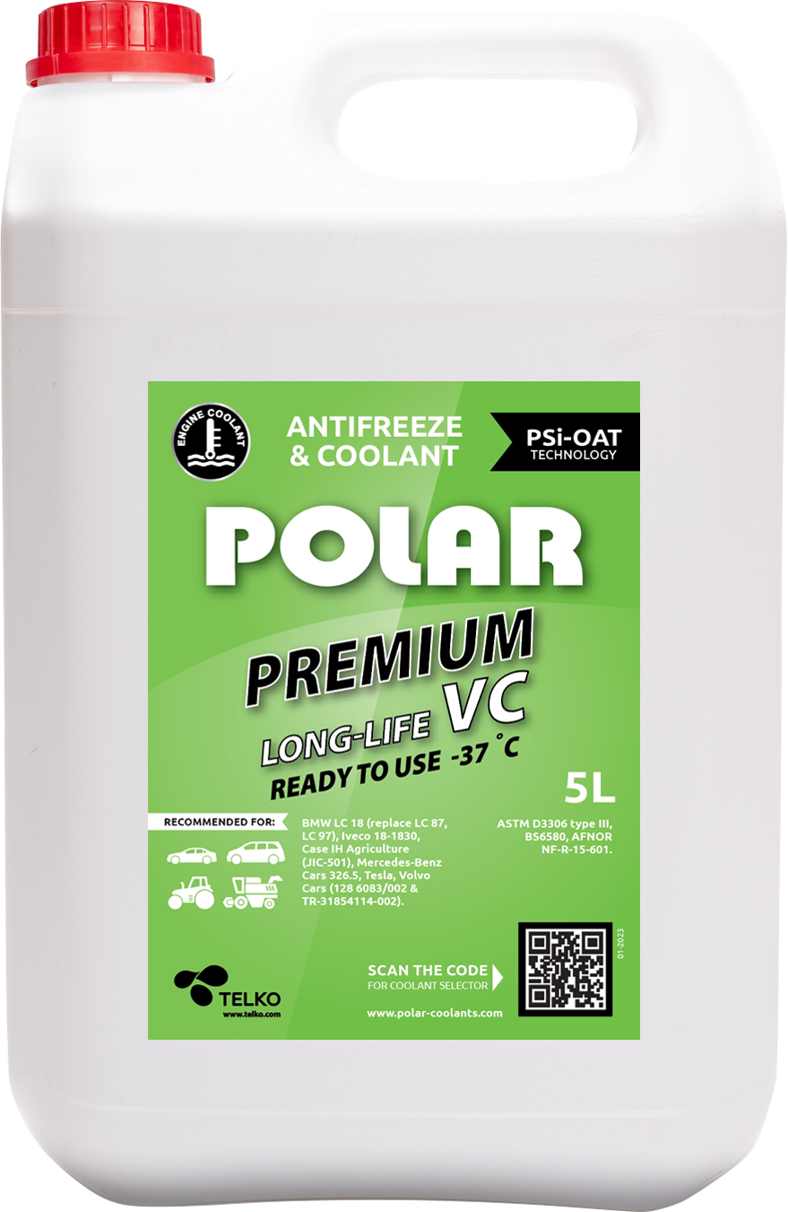Polar jahutusvedelik Premium Long-Life VC -37°C 5L