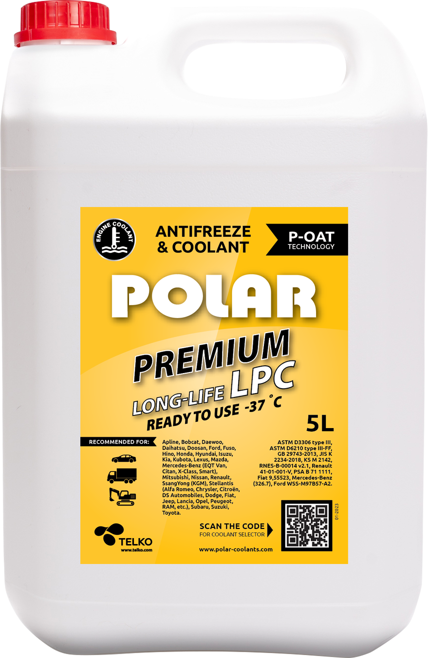 Polar jahutusvedelik Premium Long-Life LPC -37°C 5L