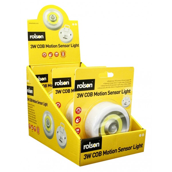 Rolson liikumisanduriga lamp 3W