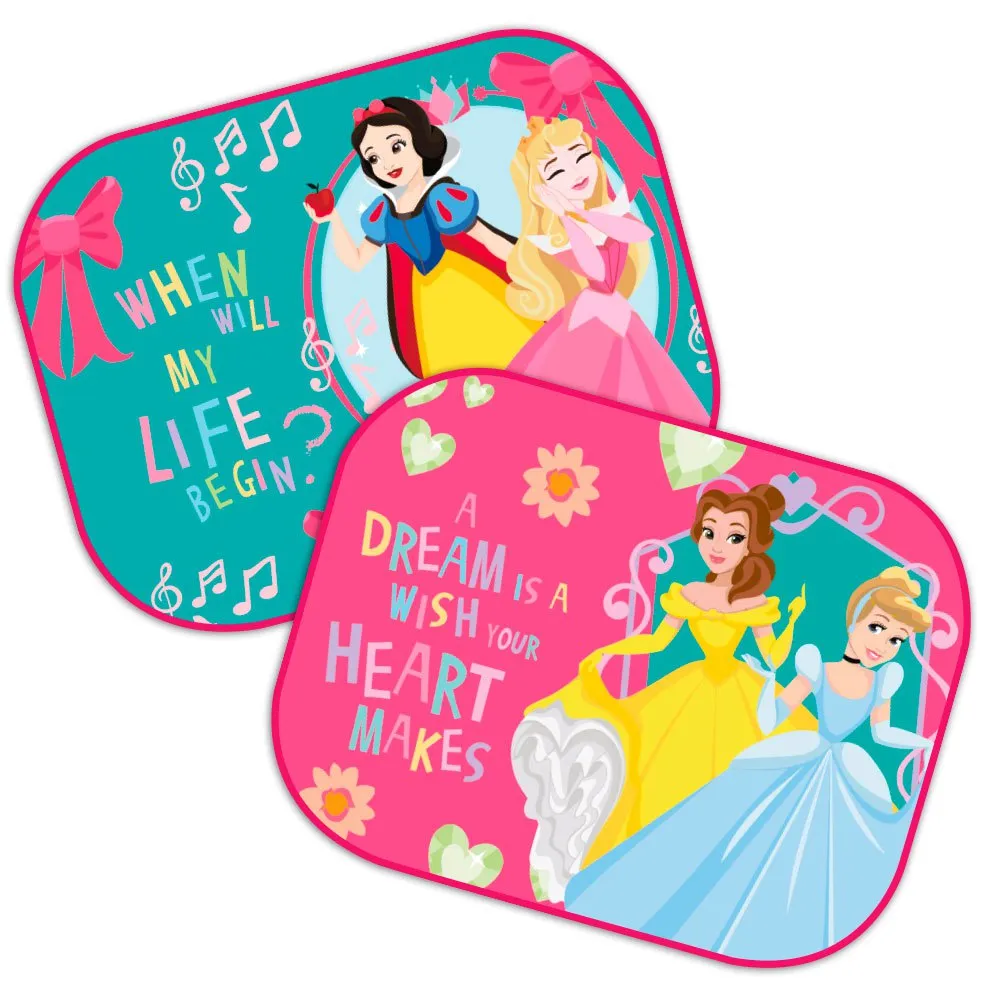 Päikesekaitse iminapaga Disney Princess 44x35 2tk