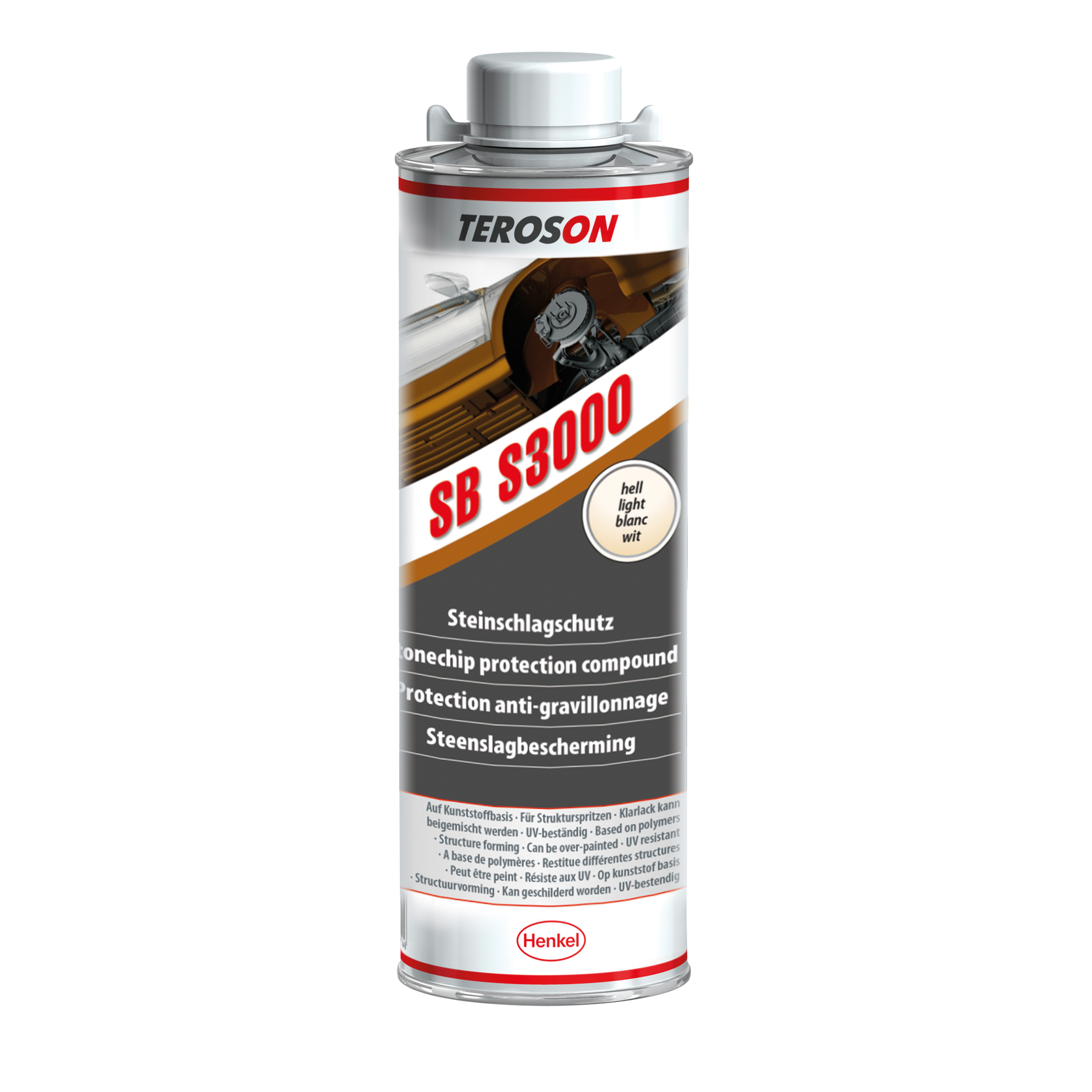 Teroson SB S3000, kivikaitse, valge 1L
