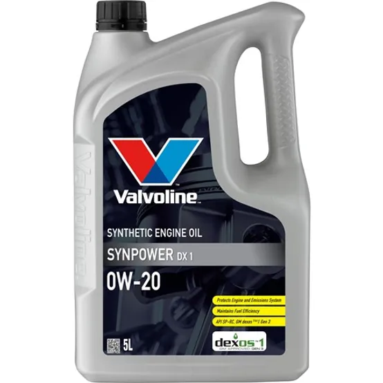 Valvoline Synpower DX1 0W20 5L