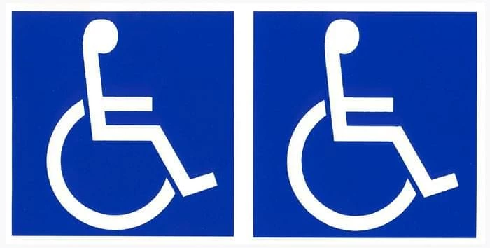 Autotähis Invaliidi tunnus 2tk kartong