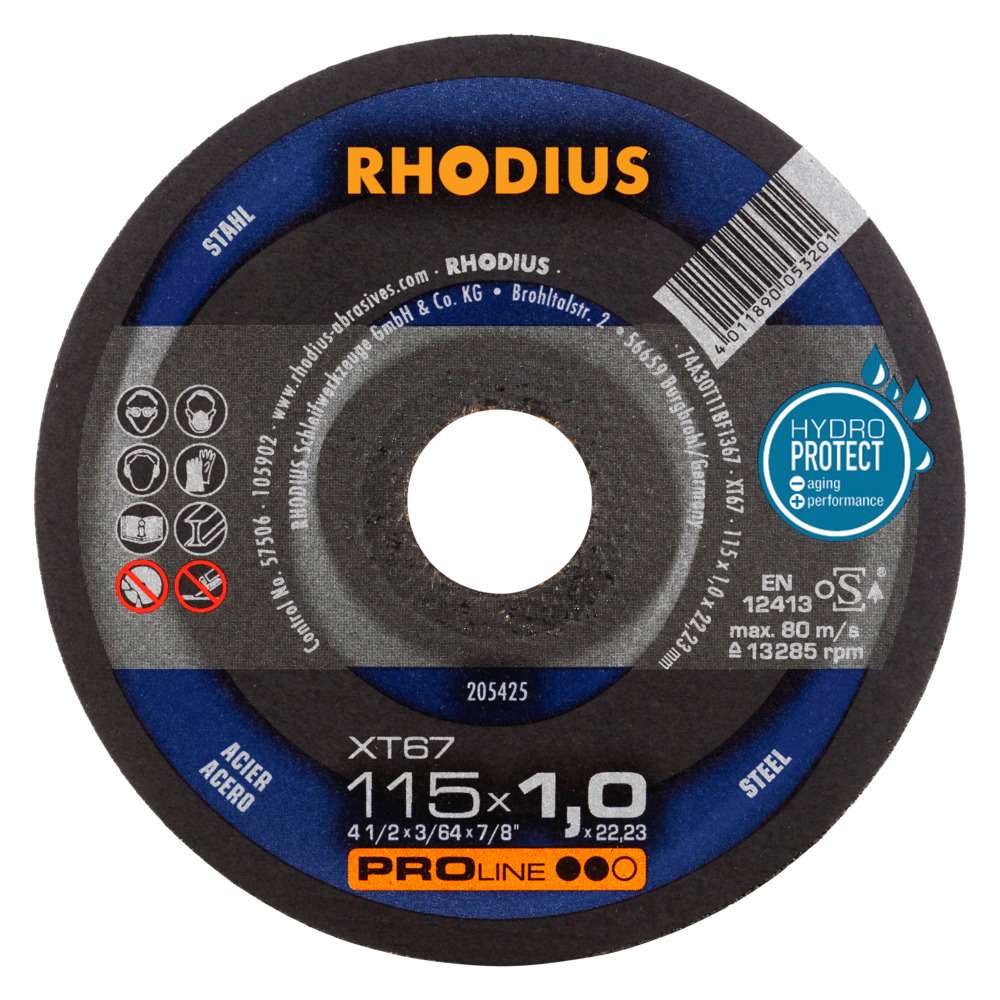 Lõikeketas Rhodius PRO XT67met.125x1,5mm