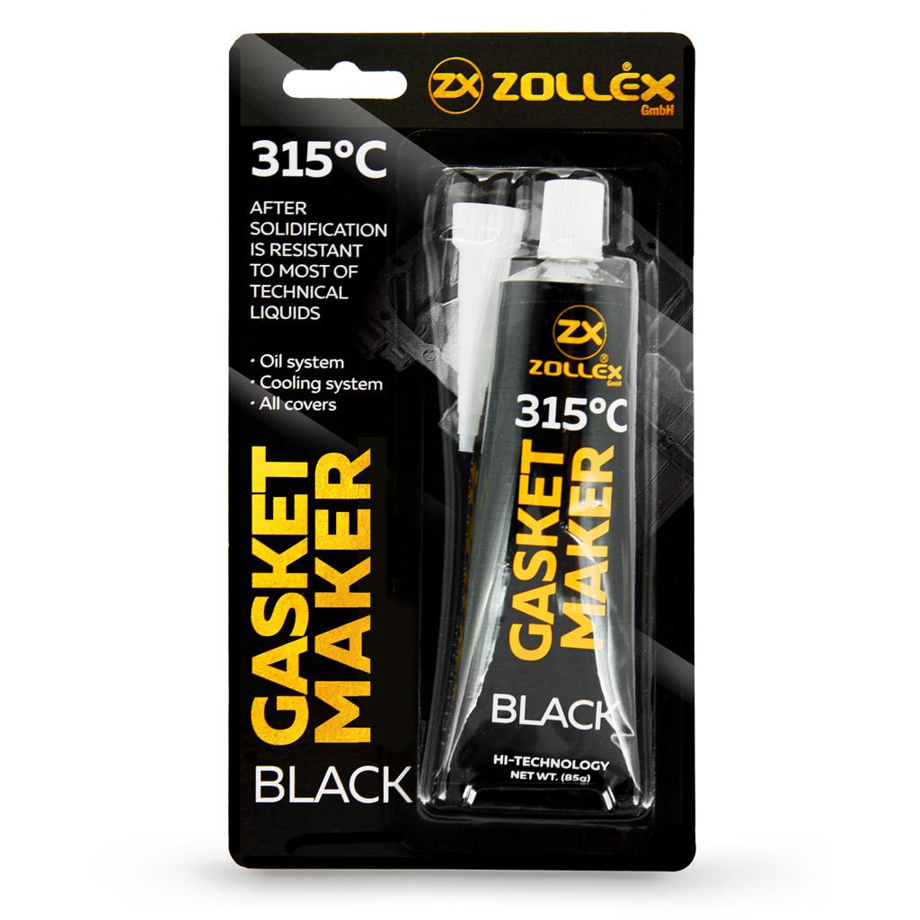 Zollex silikoonhermeetik, must 315`C 85g
