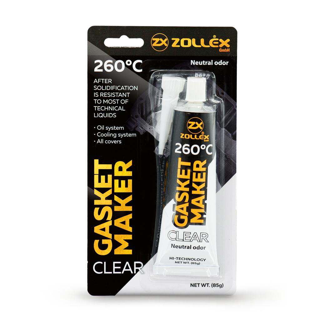 Zollex silikoonhermeetik, läbipaistev 260`C 85g